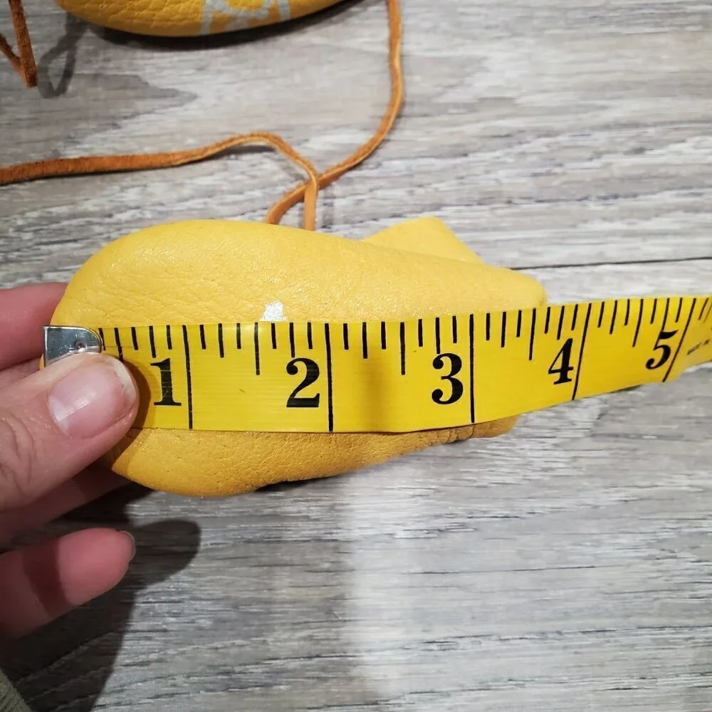 Newborn Baby Yellow Leather Rabbit Hair Moccasins Outdoor Minnesota Shoes